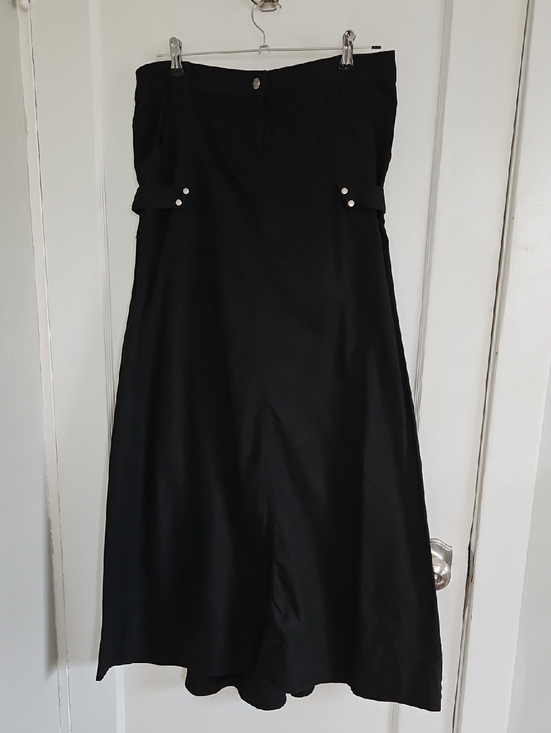 Lip Service Dresses & Skirts - Lip Service Black A-Line Full Length Skirt with Zipper and Sparkley Lace Back